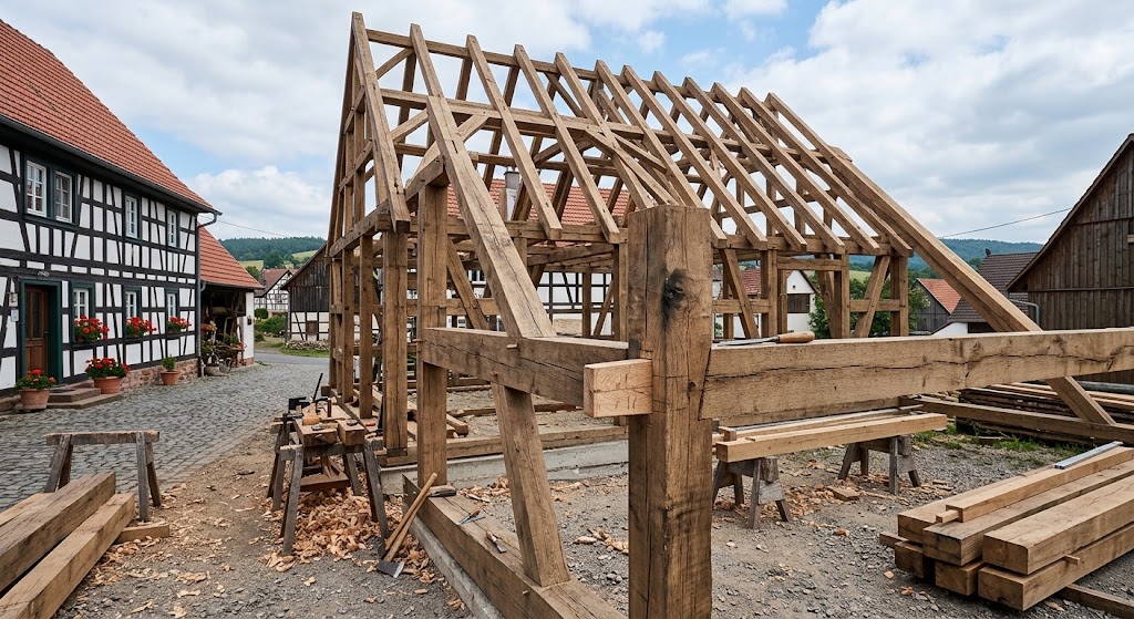 Traditioneller Holzbau